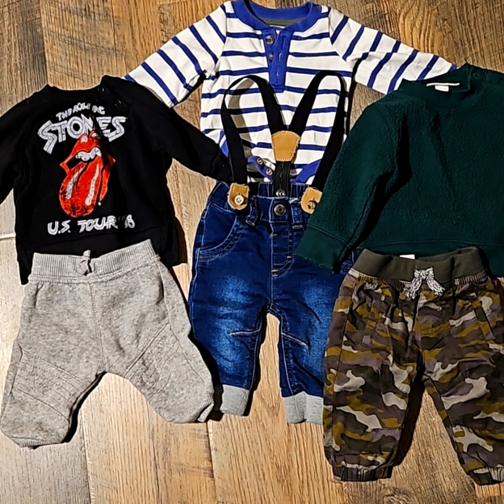 *BUNDLE* 3 NEWBORN BOY OUTFITS